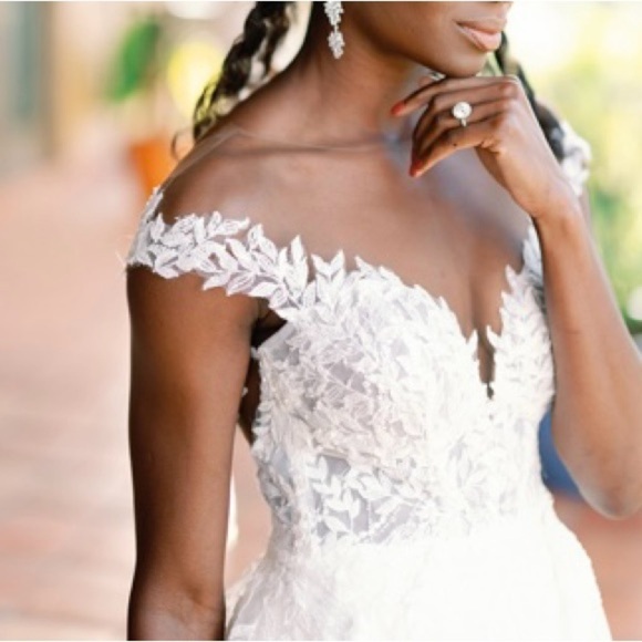 Martina Liana Couture Wedding Gown FairyCore Balletcore Fantasycore Size 4 - Picture 4 of 7